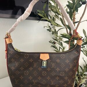 LV Brown Tan Monogram Shoulder Bag